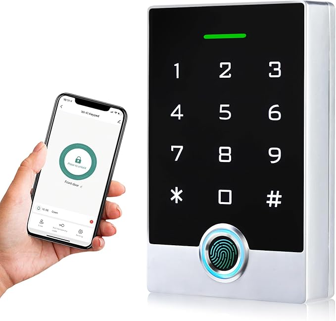 Wireless WiFi TUYA Access Control System With Fingerprint