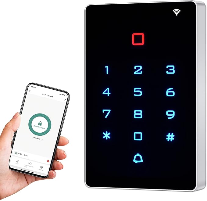 Wireless WiFi Access Control Keypad